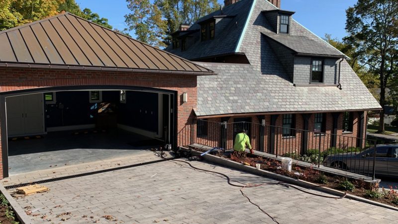 Exterior Progress Shot of Newton Architecture Project