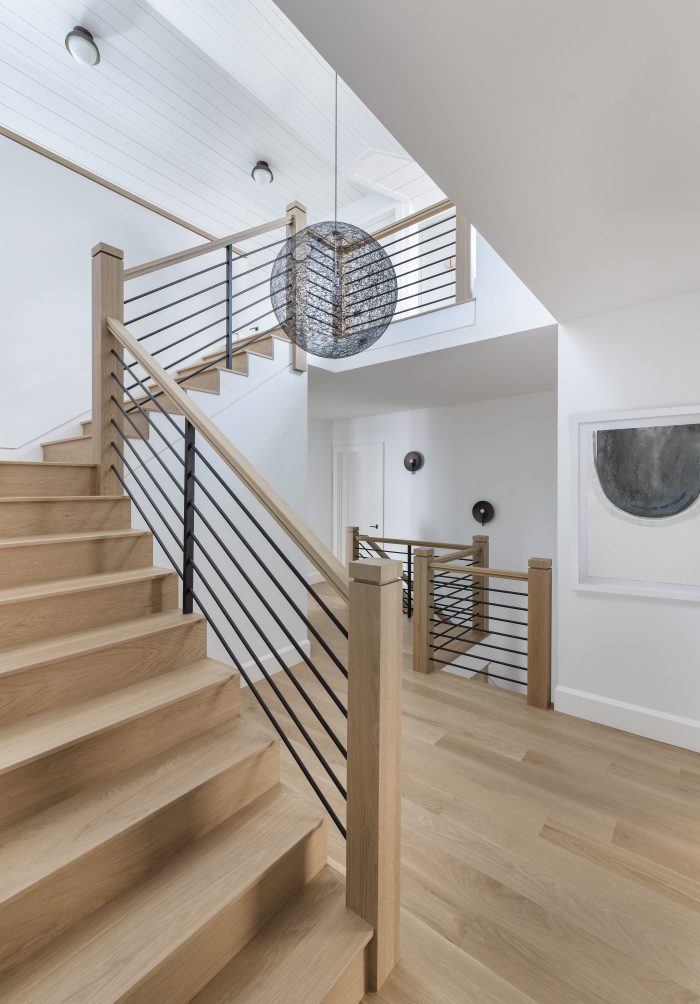 Staircase in a residence in West Newton Hill