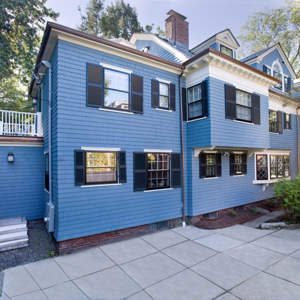 Residential Architects in Boston | blue home exterior